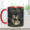 You &amp; Me - Personalized Skull Accent Mug