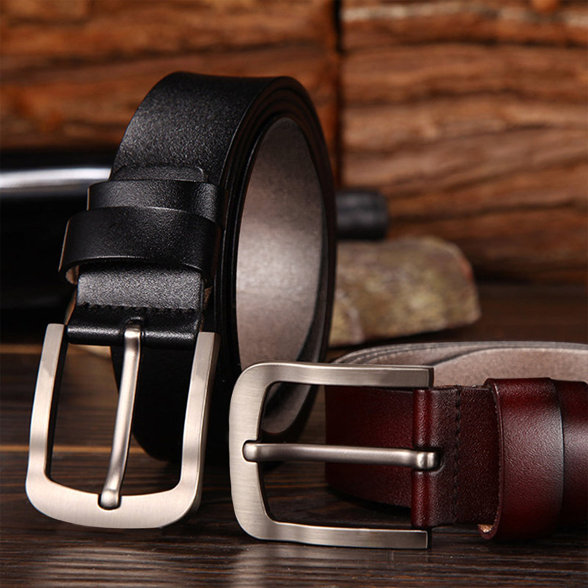 Hooked On Dad - Personalized Father Leather Belt