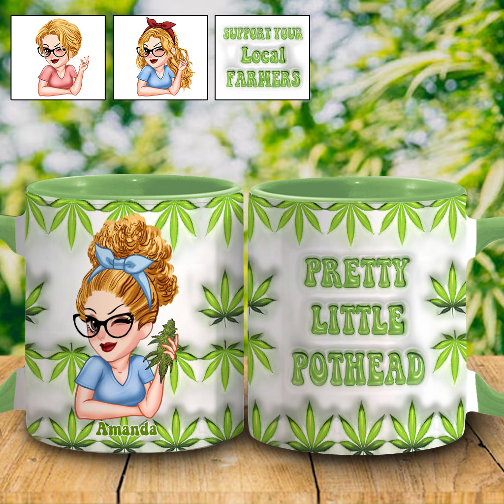 Pretty Little Pothead - Personalized Weed Accent Mug