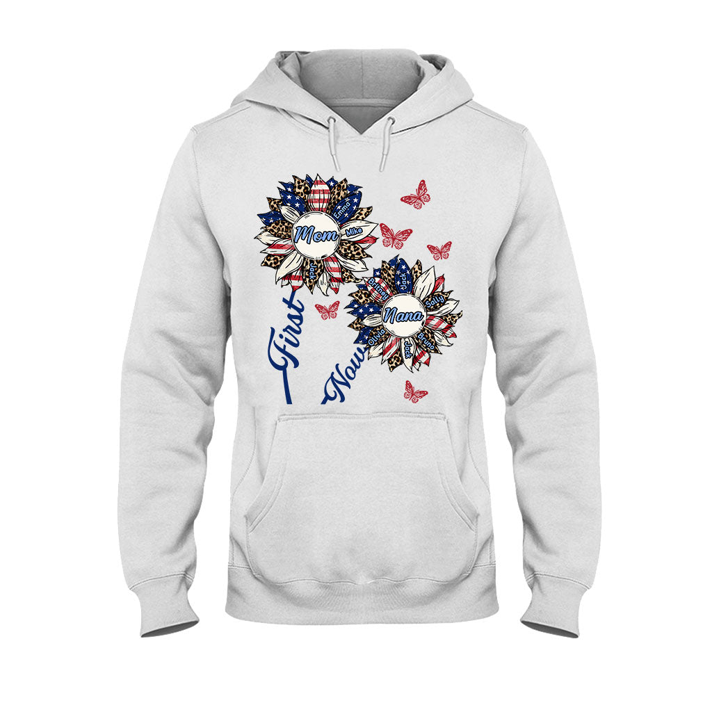 Erst Mama, jetzt Opa – Personalisiertes Oma-T-Shirt und Hoodie