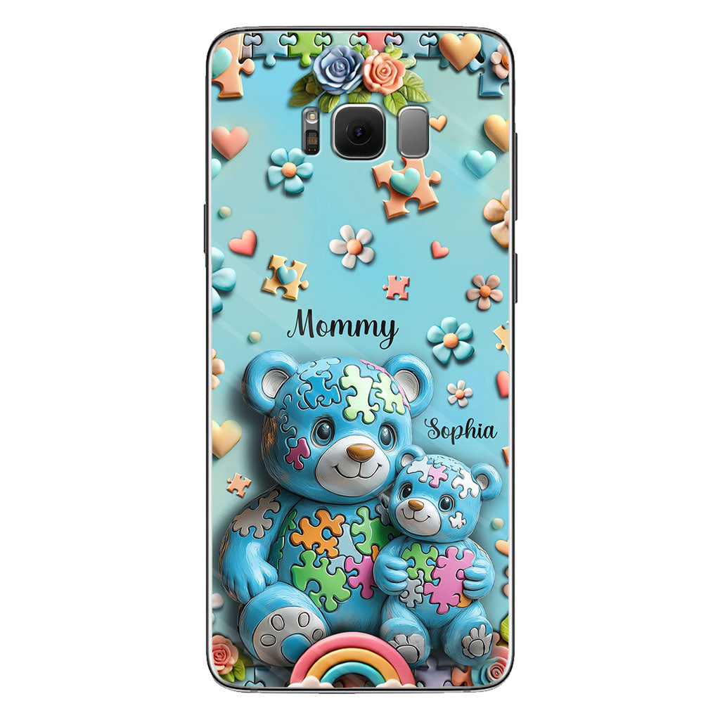Mama Bear - Personalized Autism Awareness Phone Case