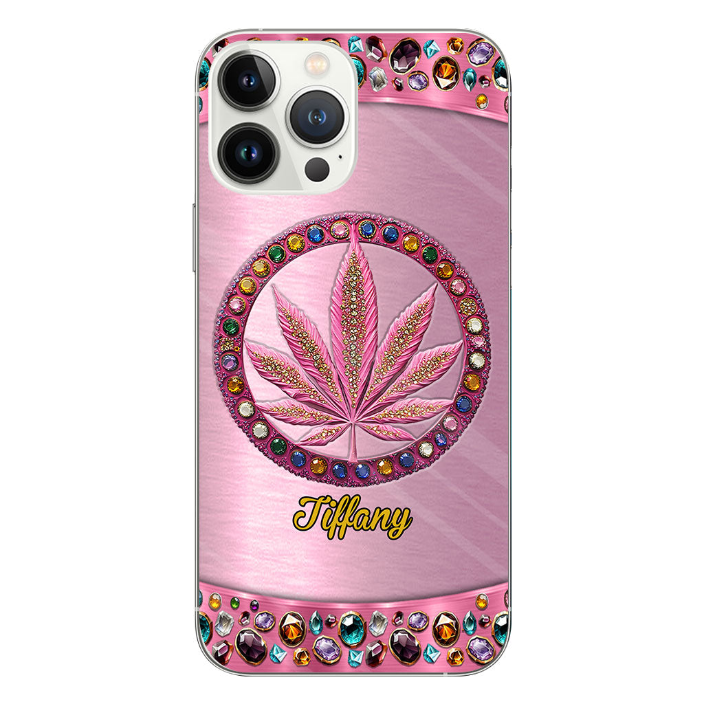 Stoner Chick - Personalized Weed Clear Phone Case
