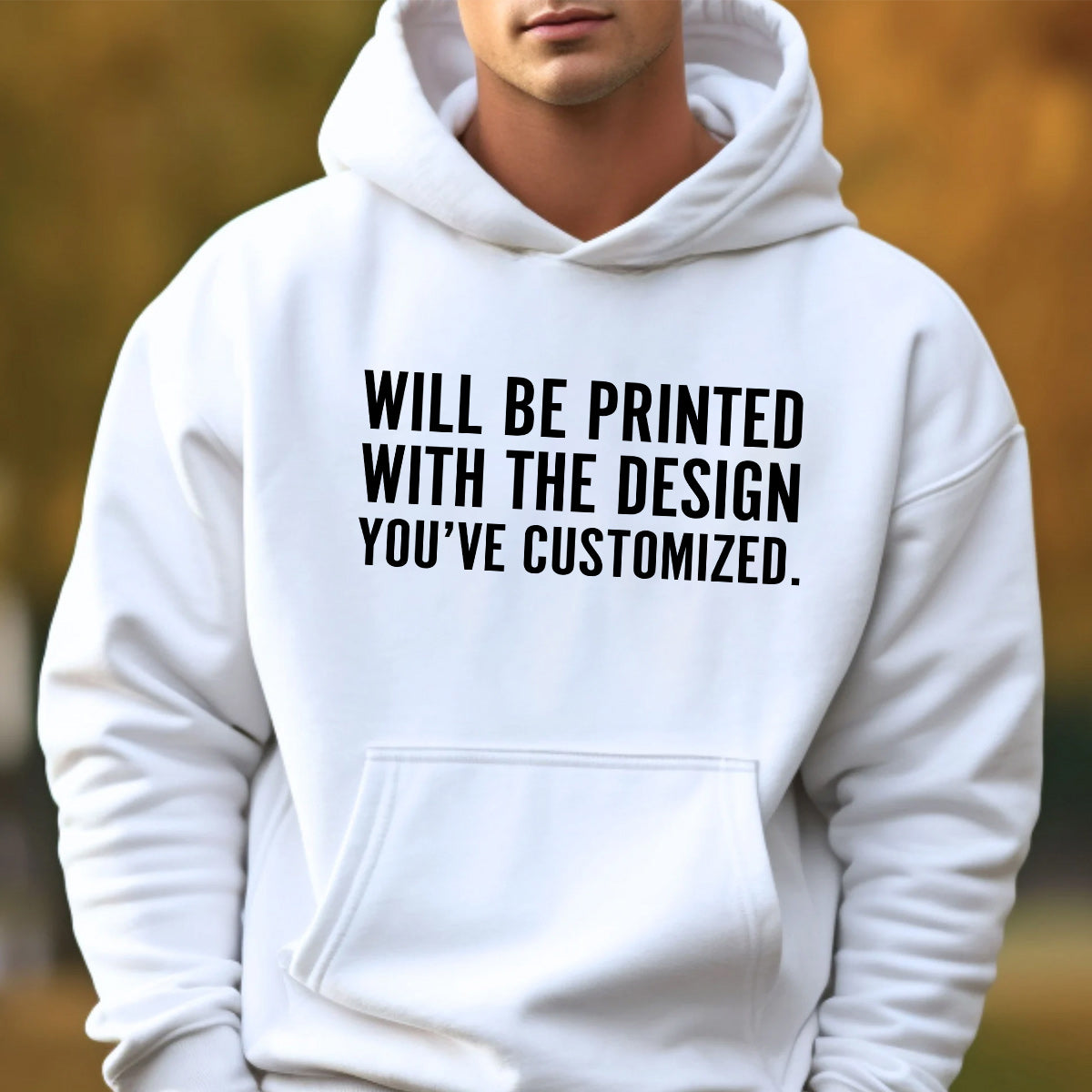 Wird mit dem von Ihnen gewählten Design bedruckt – T-Shirt und Hoodie