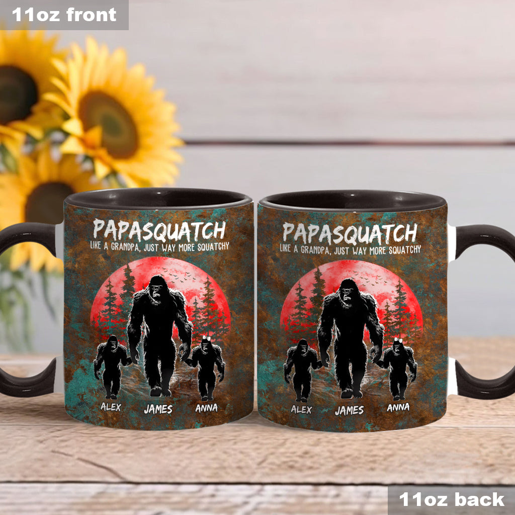Grandpasquatch - Personalized Father Accent Mug