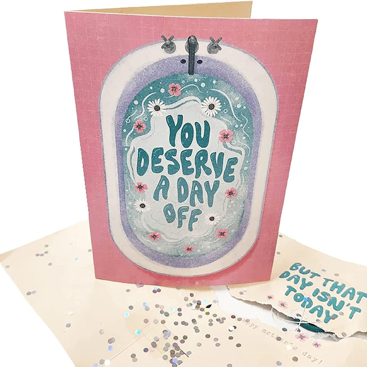 Endless Sound Mother's Card With Glitter - Mother Endless Sound Mother's Card With Glitter