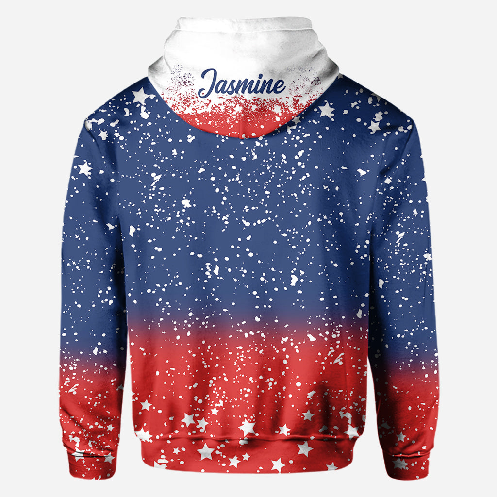 Horse Independence Day Pattern - Personalized Horse All Over Shirt