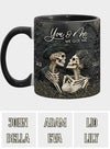 You &amp; Me - Personalized Skull Accent Mug