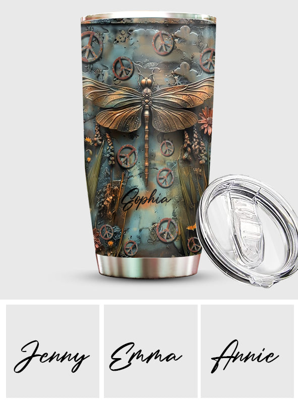 Let It Be - Personalized Hippie Tumbler