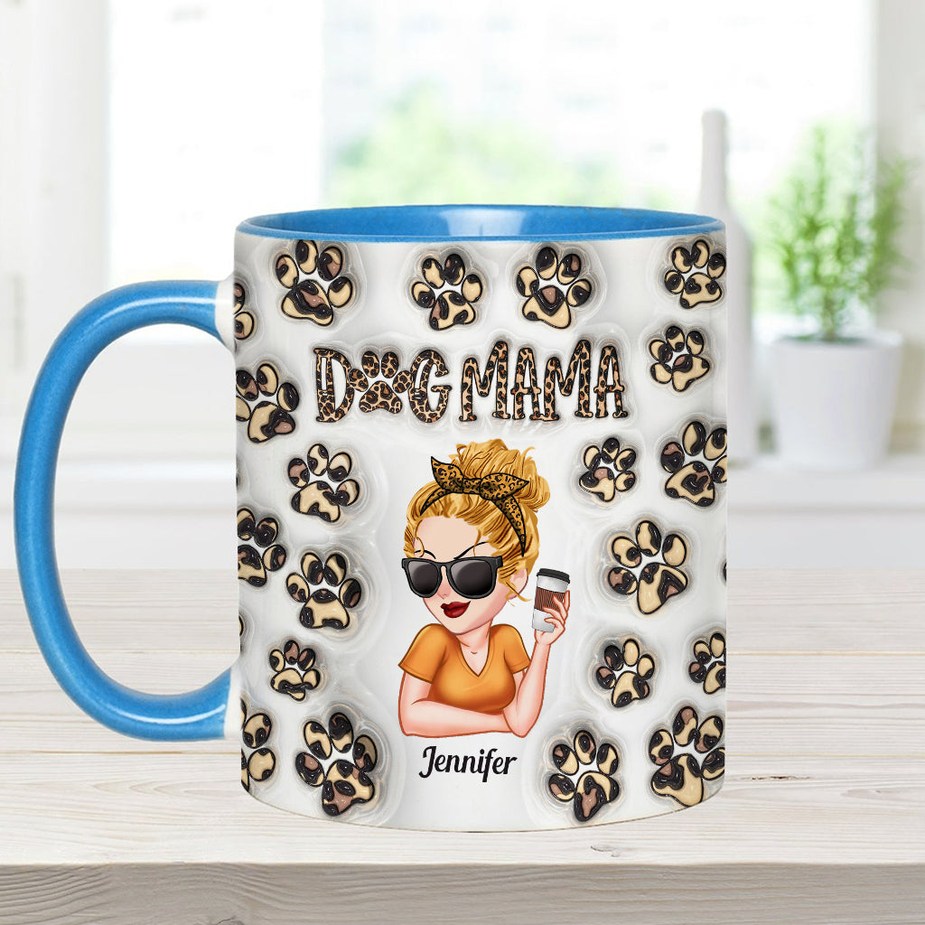 Baby Highland Cow Western Style - Personalisierte Tasse mit Hundemotiv