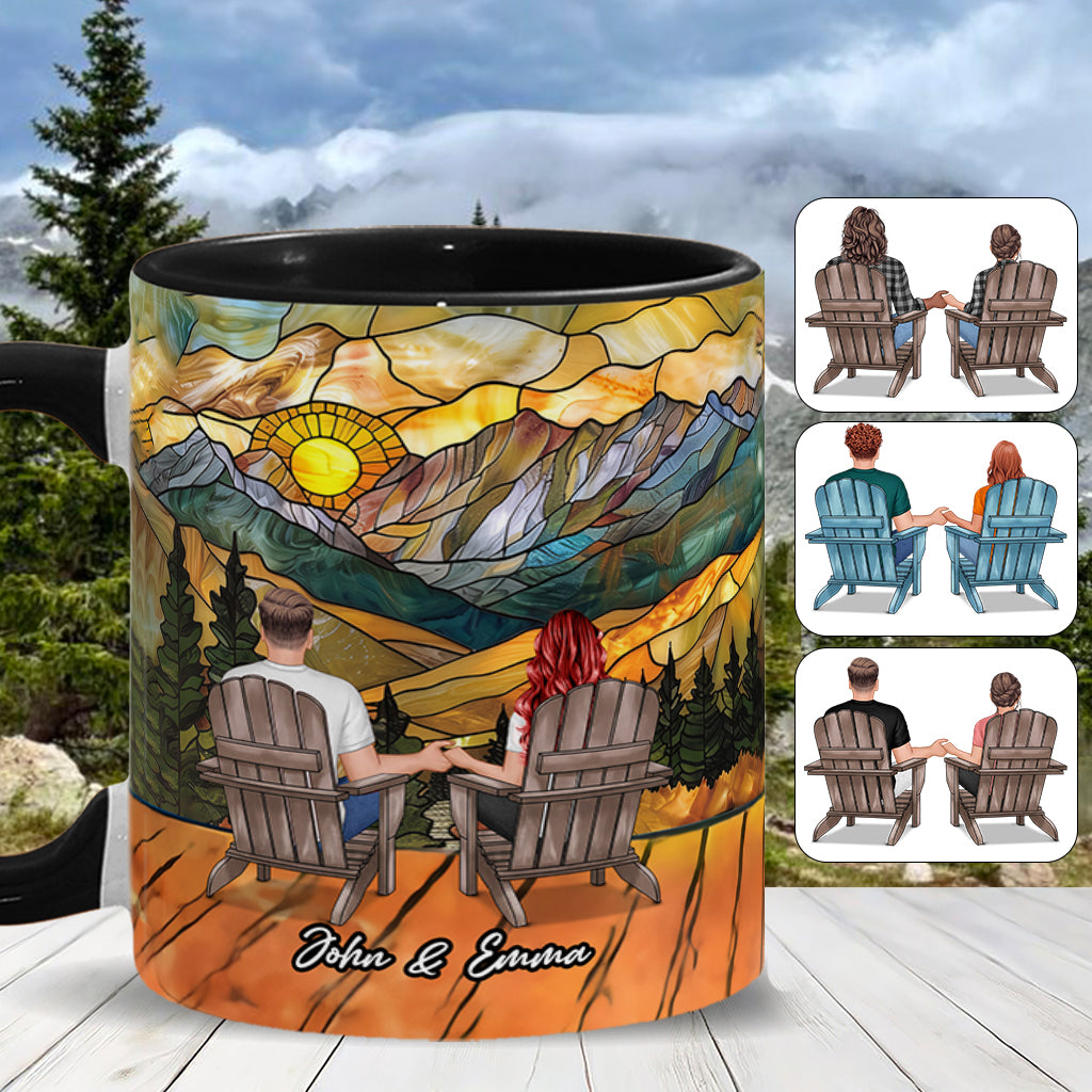 You And Me We Got This - Personalized Couple Accent Mug