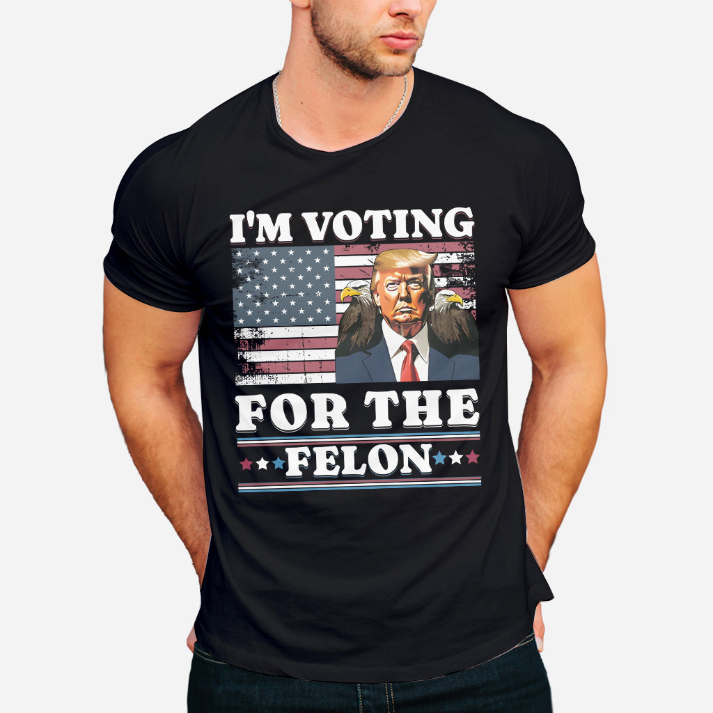 Ich wähle den Verurteilten – T-Shirt, lustiges „Ich wähle immer noch Trump“-T-Shirt, verurteilter Verurteilter 2024, Geschenkidee für den Wahltag im November