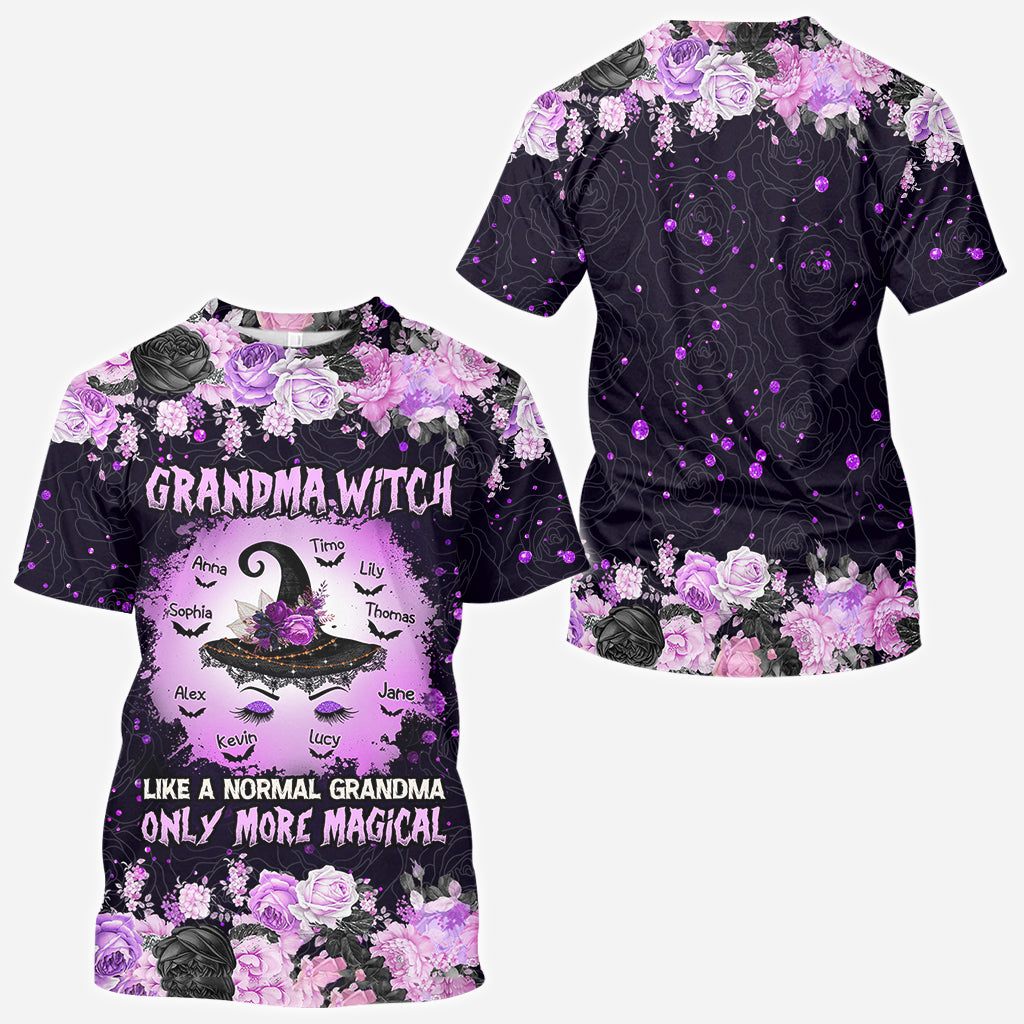 Oma Hexe - Personalisiertes Oma-Allover-Shirt