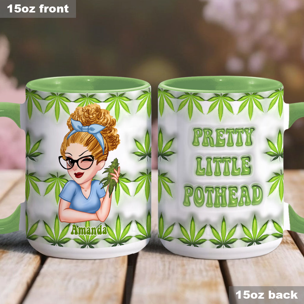 Pretty Little Pothead - Personalized Weed Accent Mug