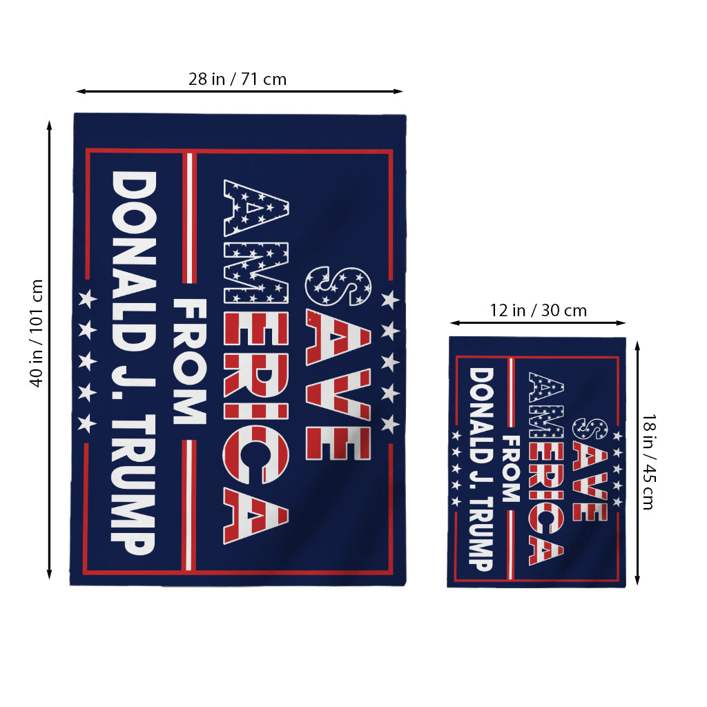 Save The Country - Anti Trump House Flag