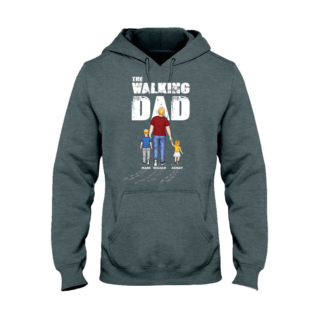 The Walking Dad - Personalized Father T-shirt And Hoodie