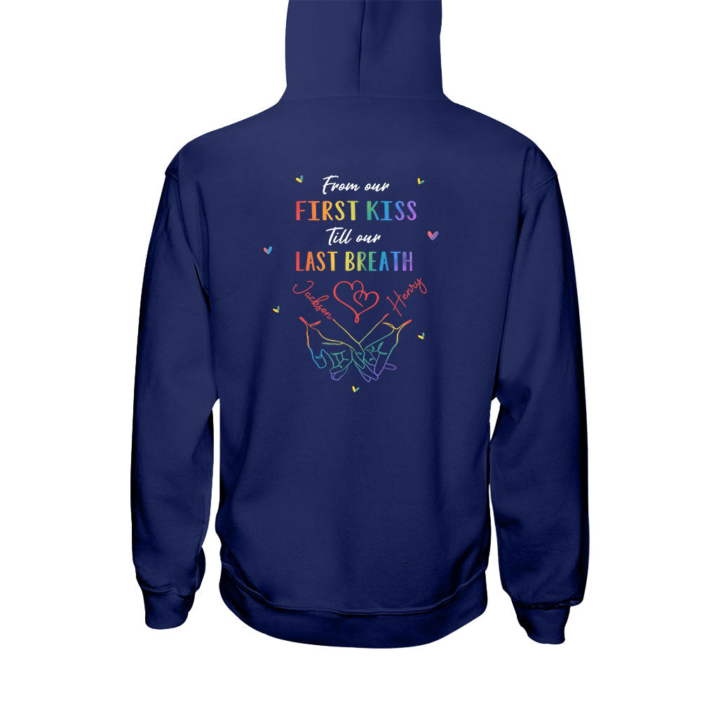 Ich halte dich fest – Personalisiertes LGBT-Unterstützungs-T-Shirt und Hoodie