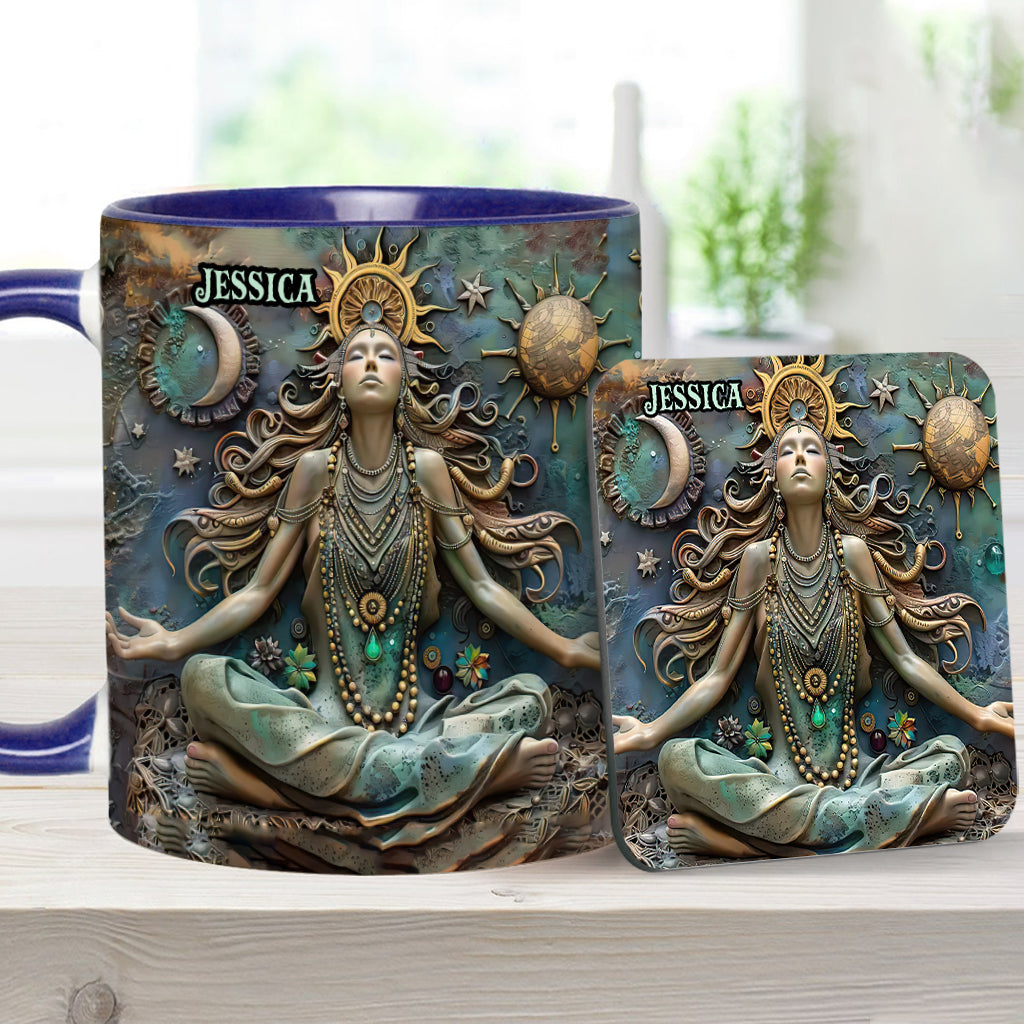 Lose Your Mind Find Your Soul - Personalized Yoga Accent Mug