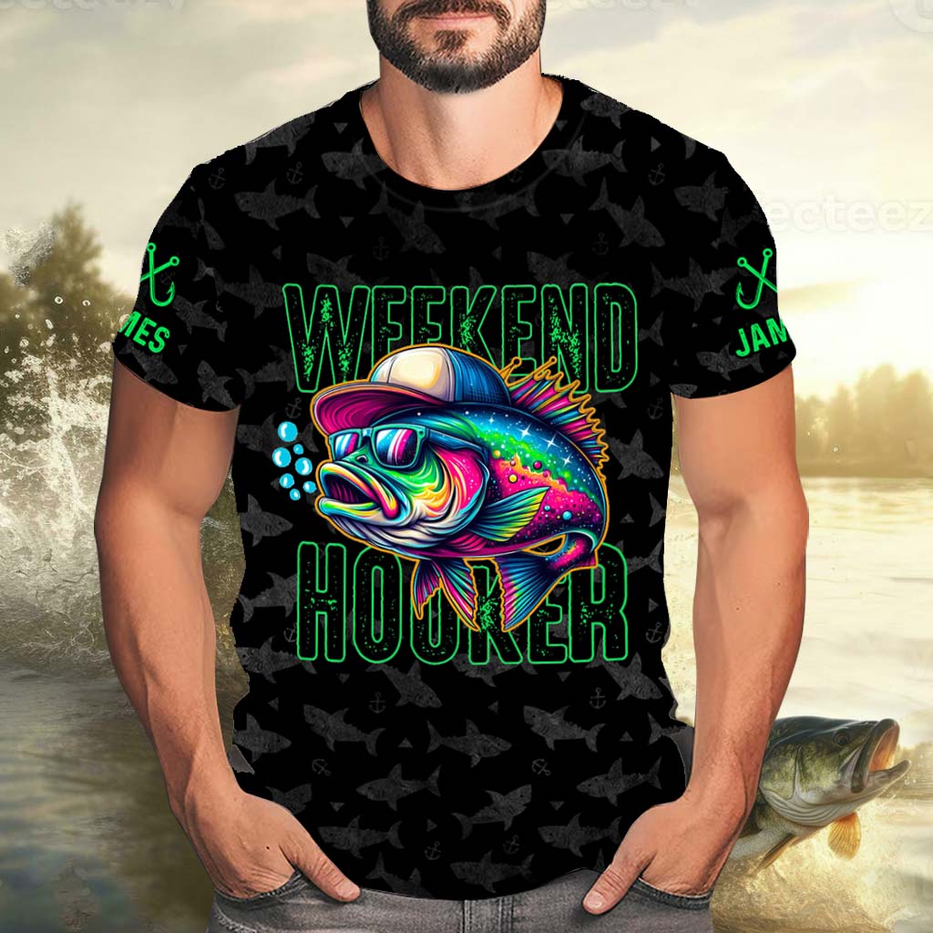 Weekend Hooker - Personalized Fishing All Over Shirt