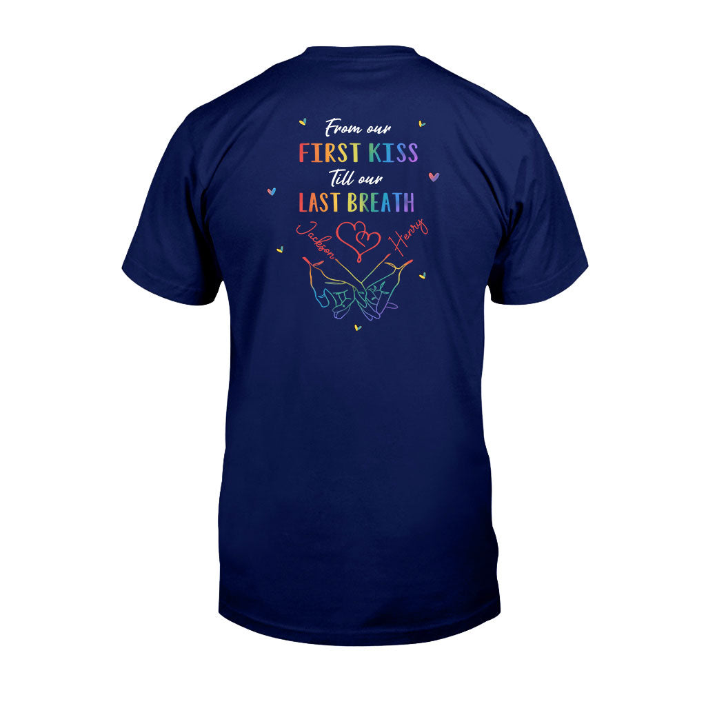 Ich halte dich fest – Personalisiertes LGBT-Unterstützungs-T-Shirt und Hoodie