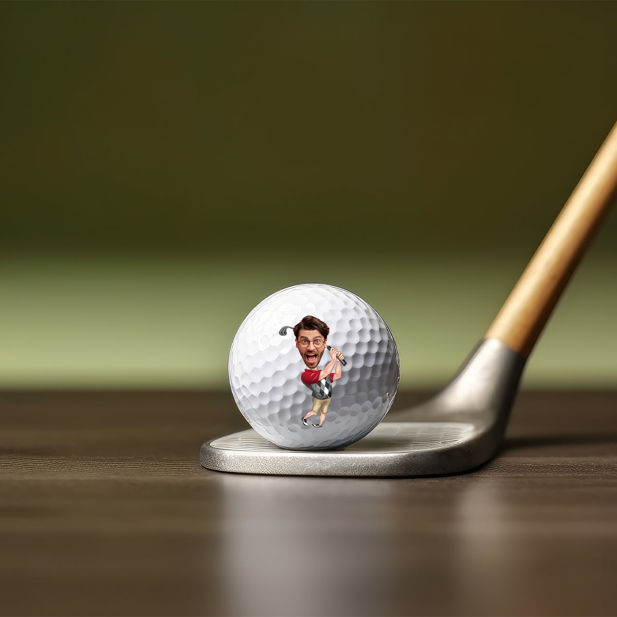 Si trouvée, retournez-la à ce gars - Balle de golf personnalisée