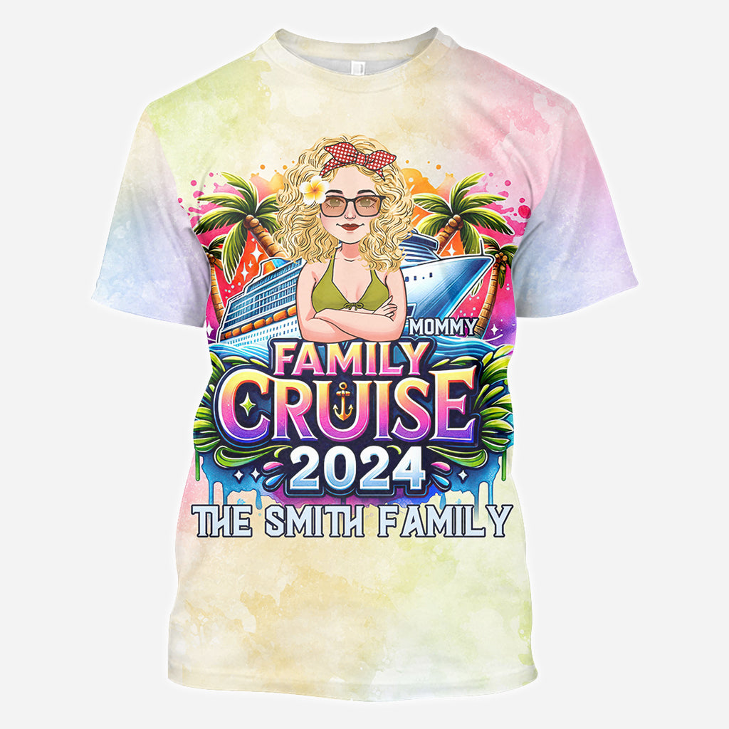 Croisière en famille - T-shirt de croisière personnalisé