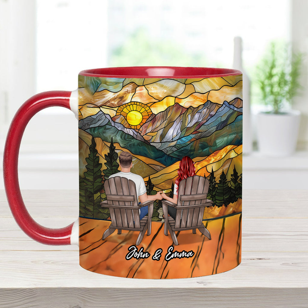 You And Me We Got This - Personalized Couple Accent Mug