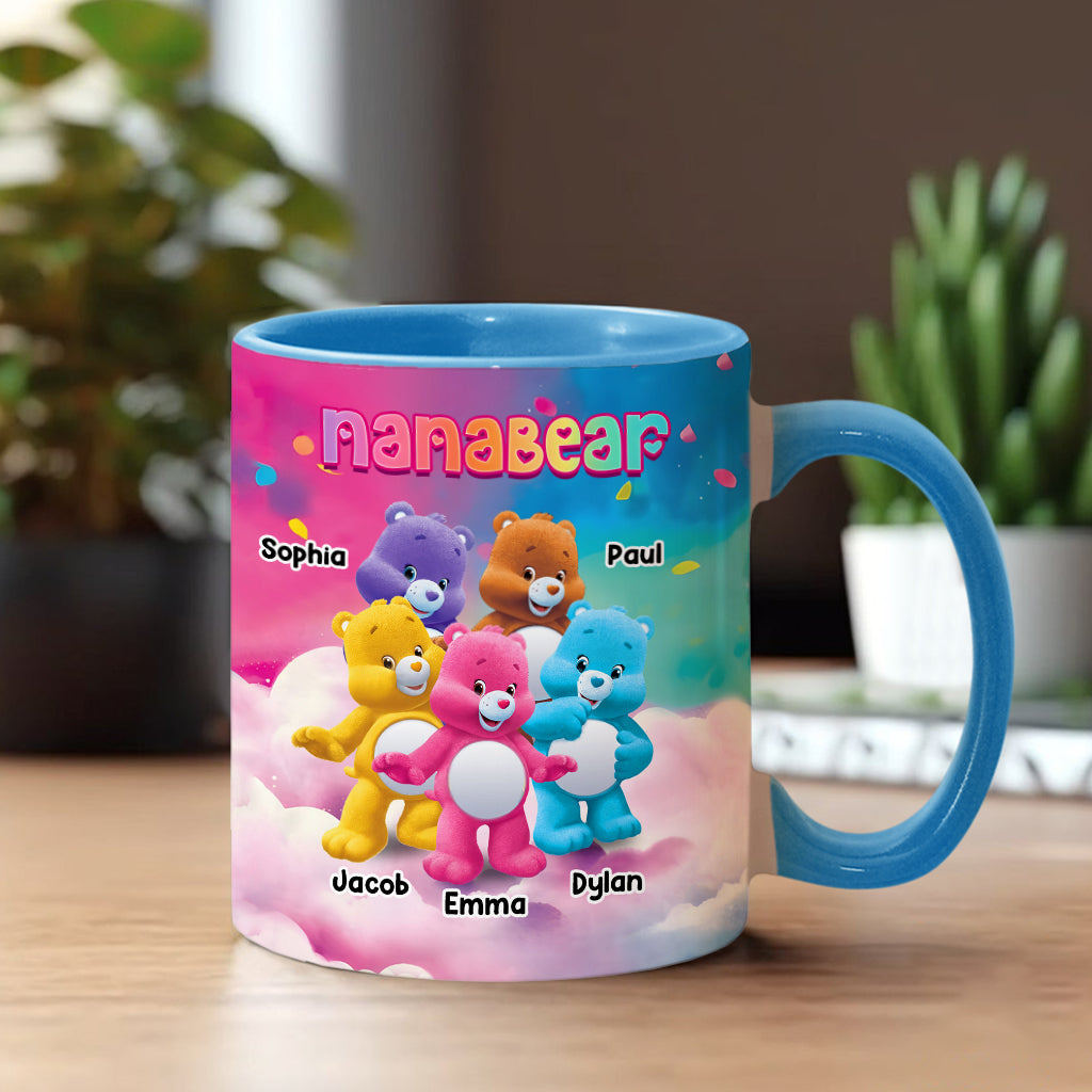 Nanabear - Personalized Grandma Accent Mug
