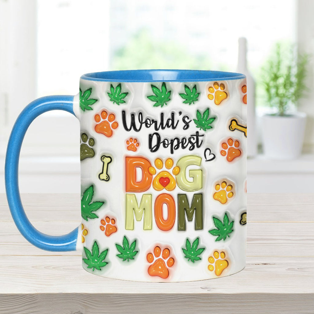 World's Dopest Pet Parent - Personalized Weed Accent Mug