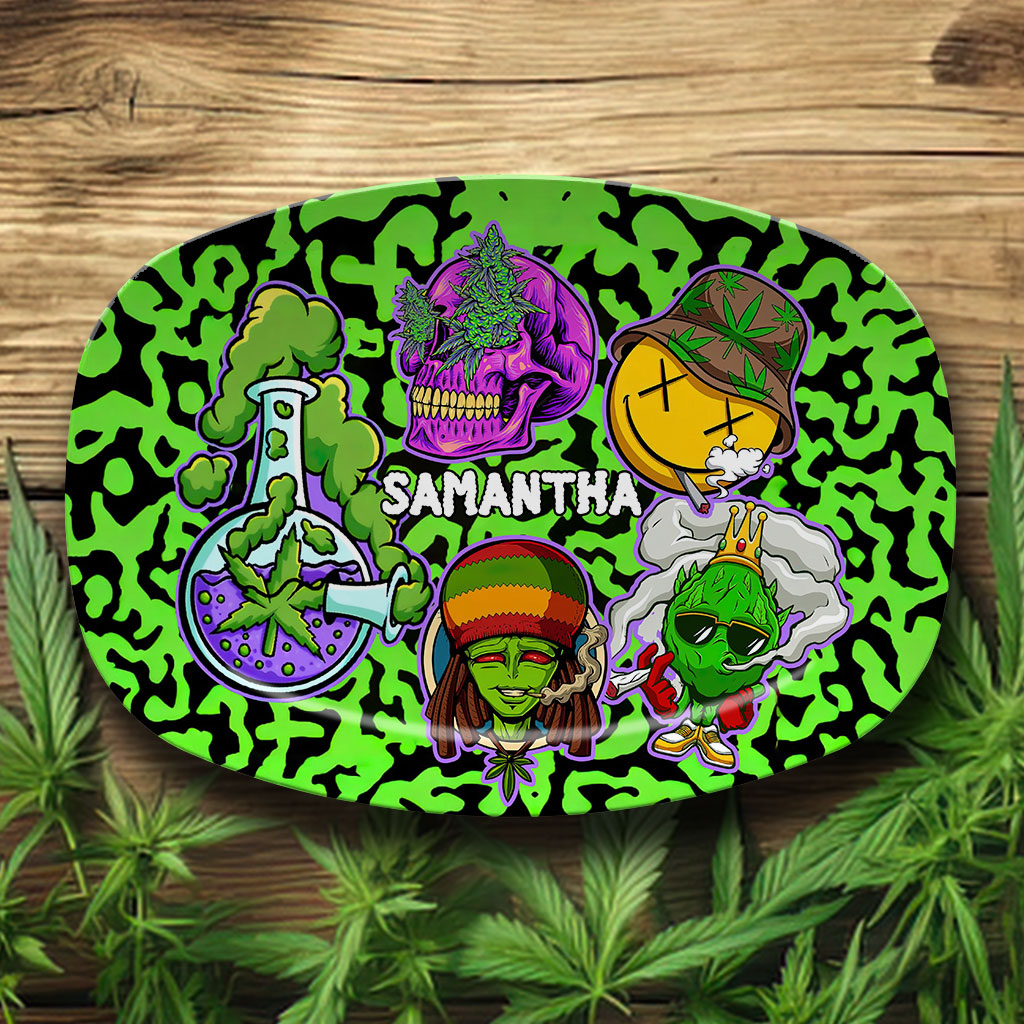 Keep One Rolled 420 - Personalized Weed Plate