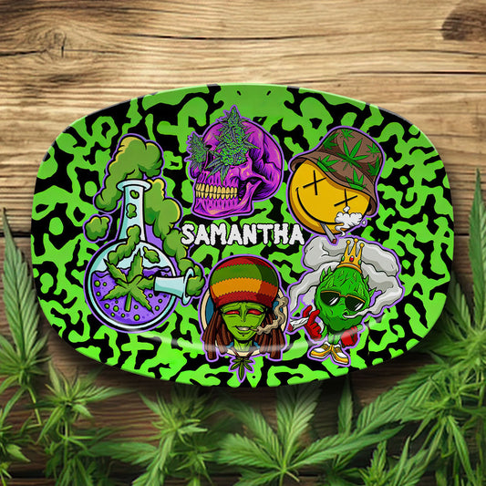 Keep One Rolled 420 - Personalized Weed Plate