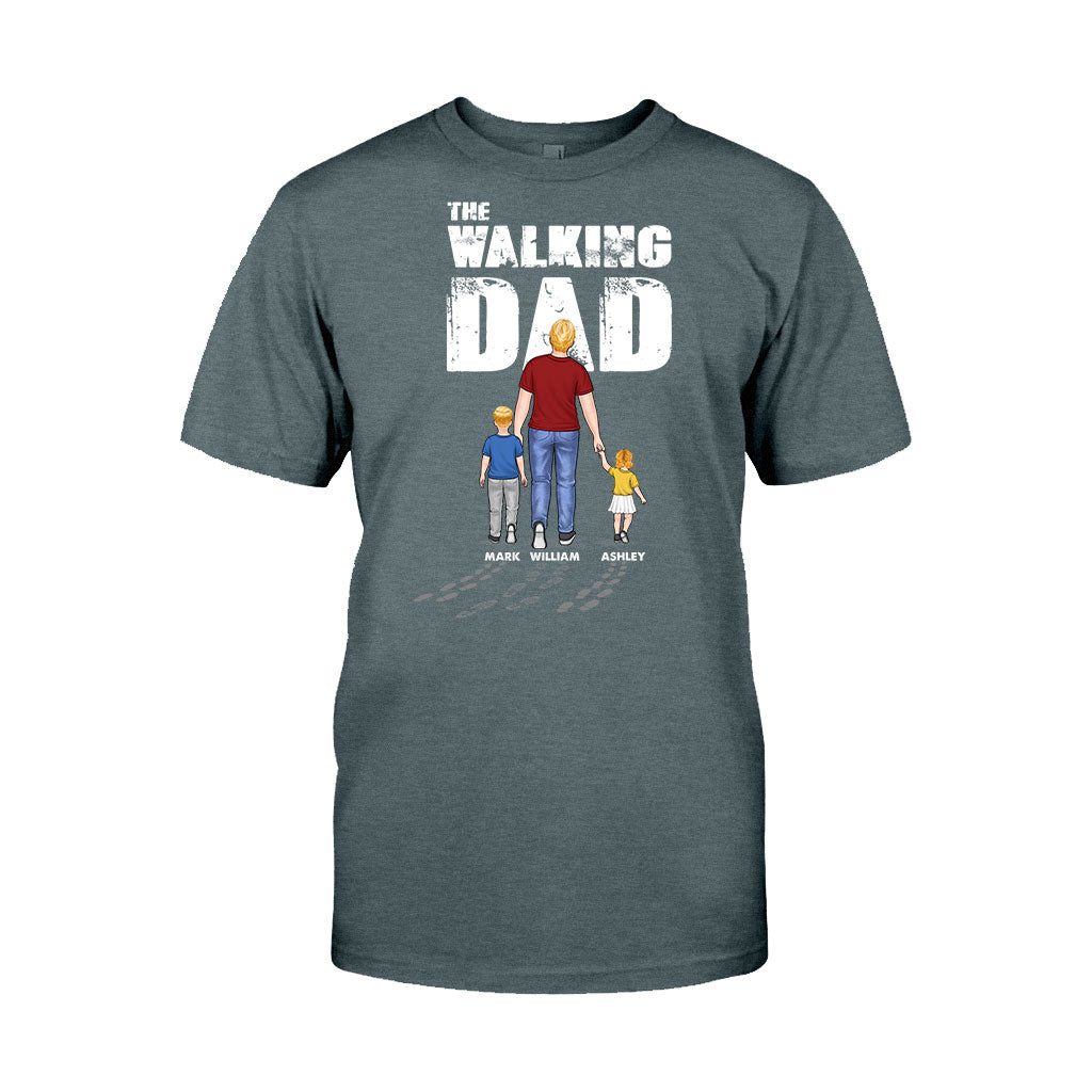 The Walking Dad - Personalized Father T-shirt And Hoodie