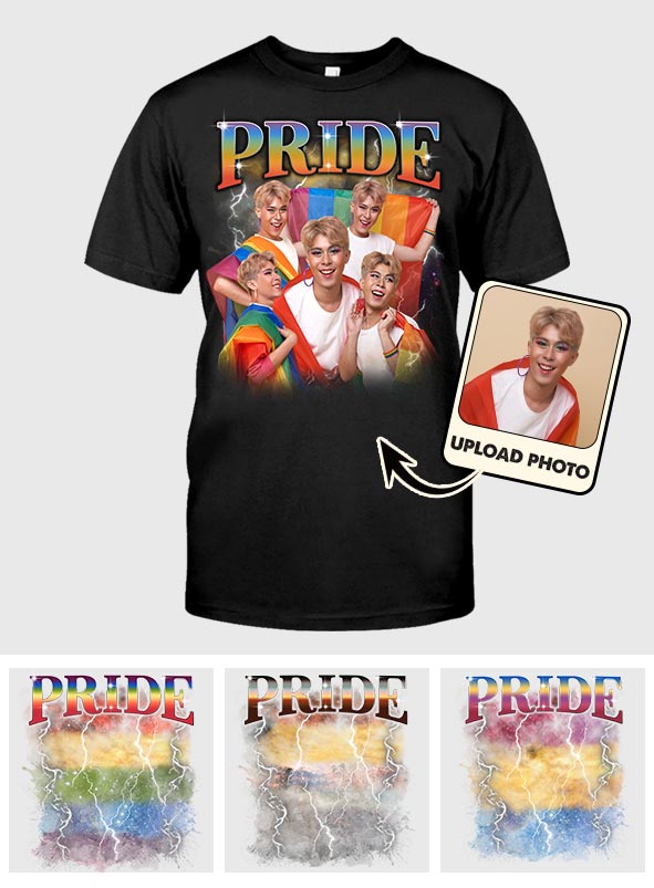 Pride Bootleg Rap Style Photo Custom - Personalized LGBT Support T-shirt And Hoodie