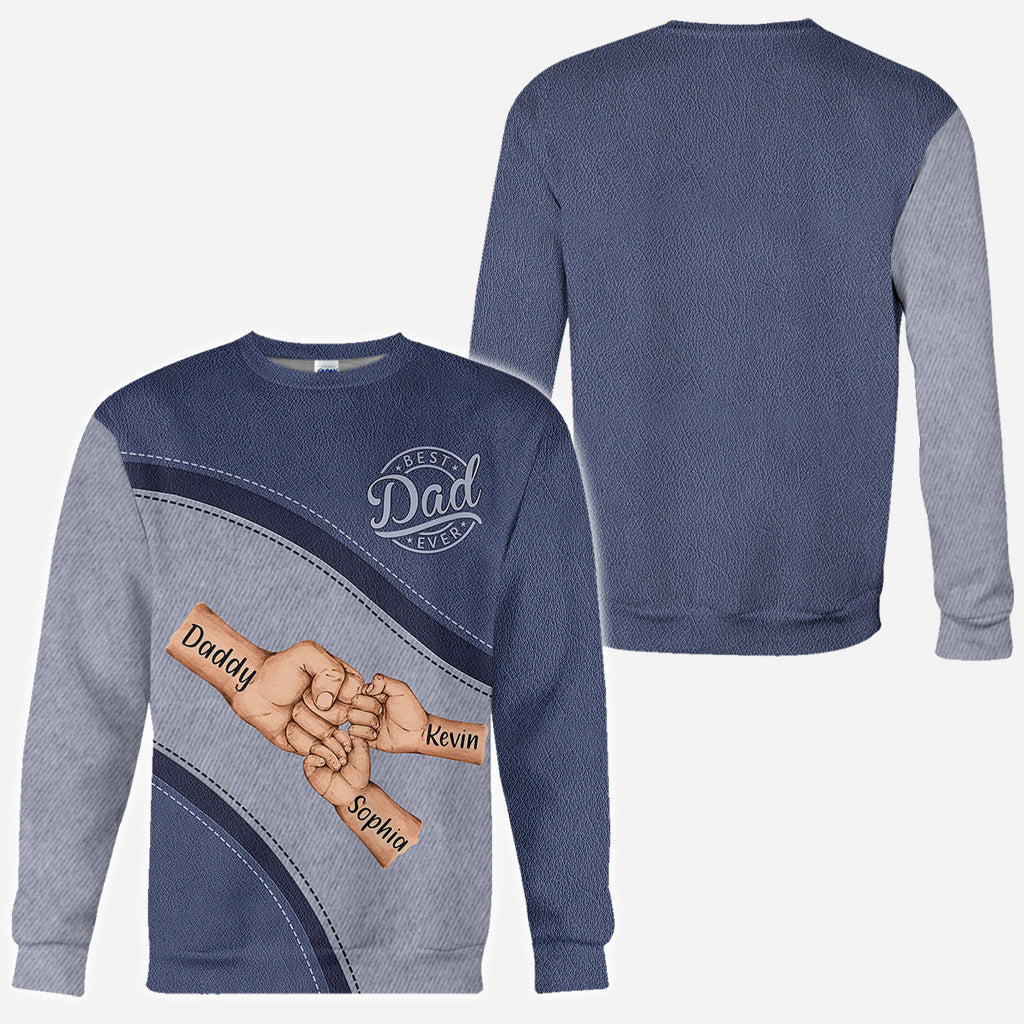 Best Dad Ever - Personalized Father All Over Shirt