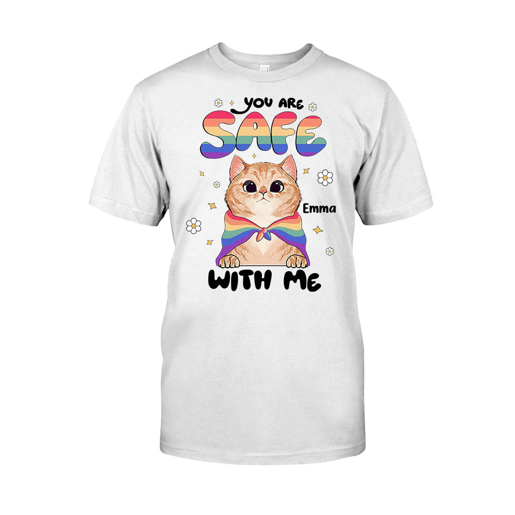 You Are Safe - Personalized LGBT Support T-shirt And Hoodie