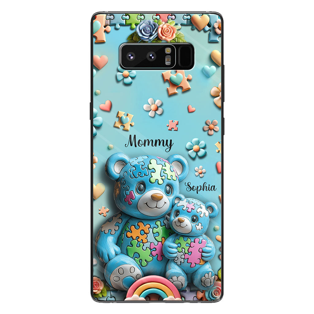 Mama Bear - Personalized Autism Awareness Phone Case