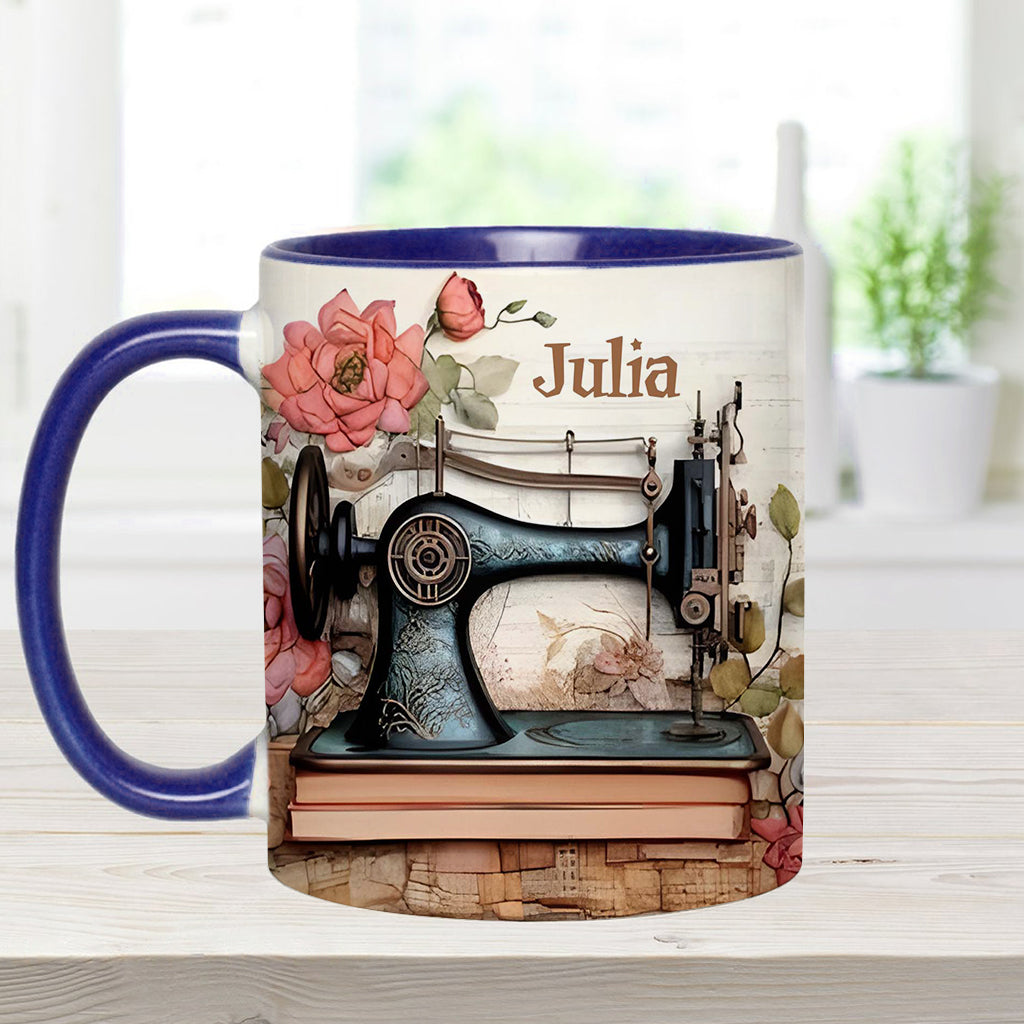 Sewing Machine - Personalized Sewing Accent Mug