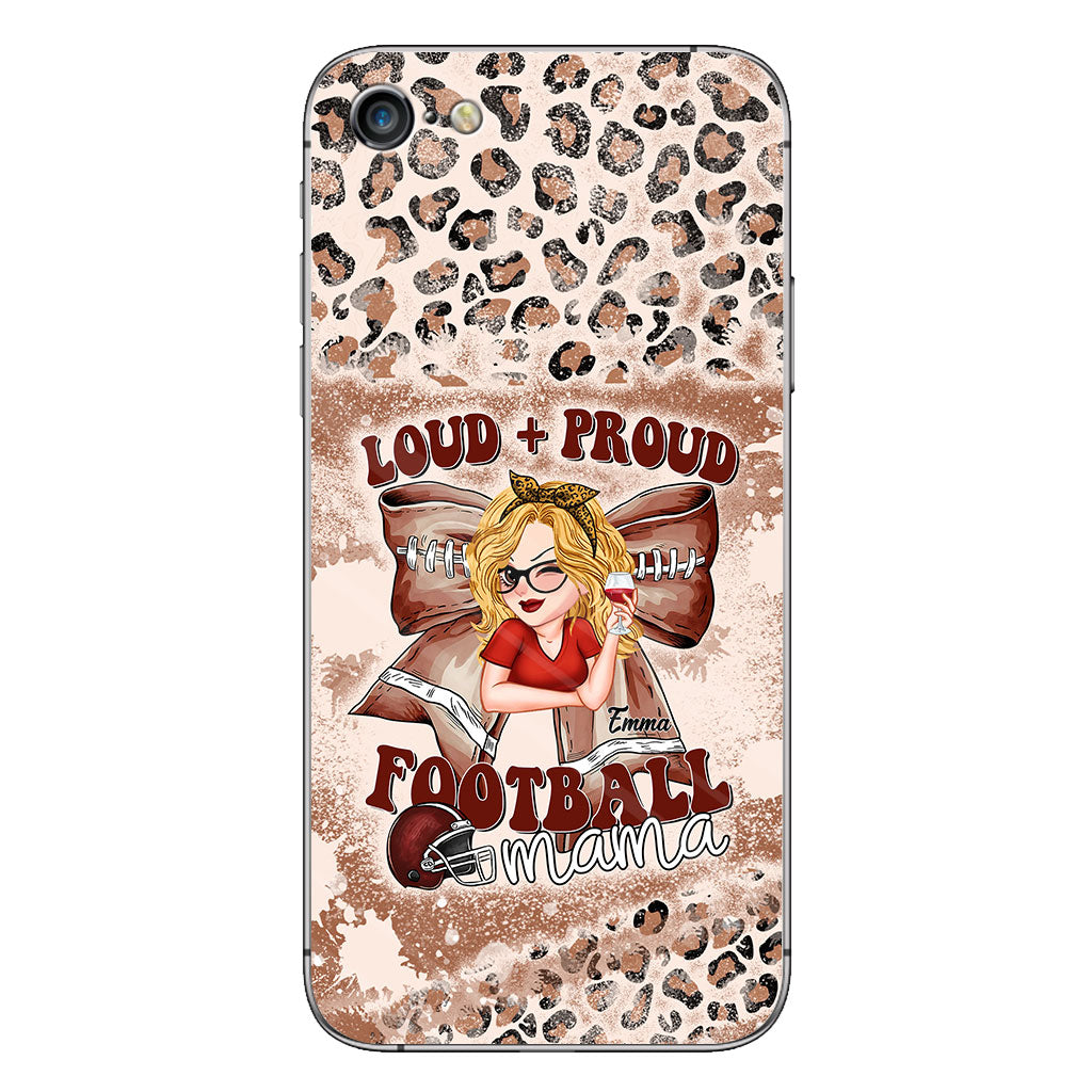 Coque de téléphone transparente personnalisée « Football Loud Proud » (Tous titres)