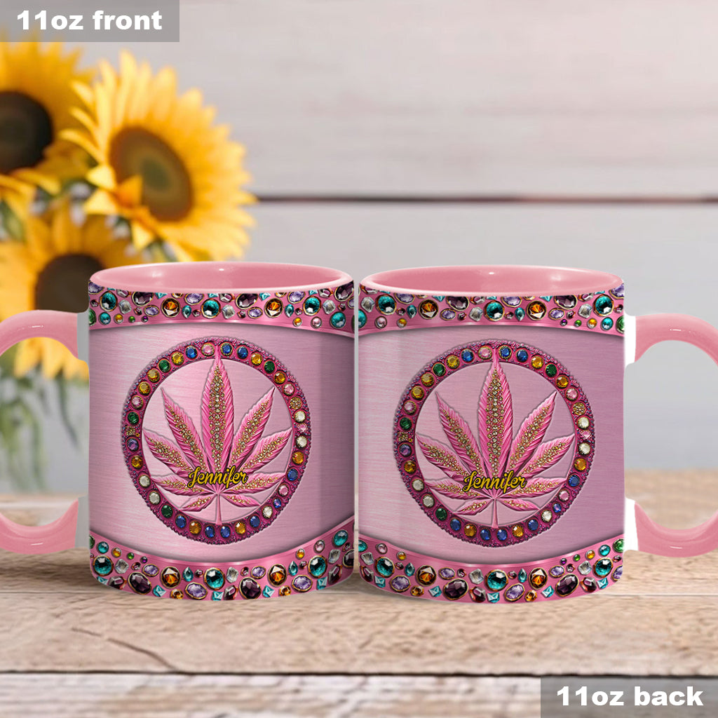 Stoner Chick - Personalized Weed Accent Mug