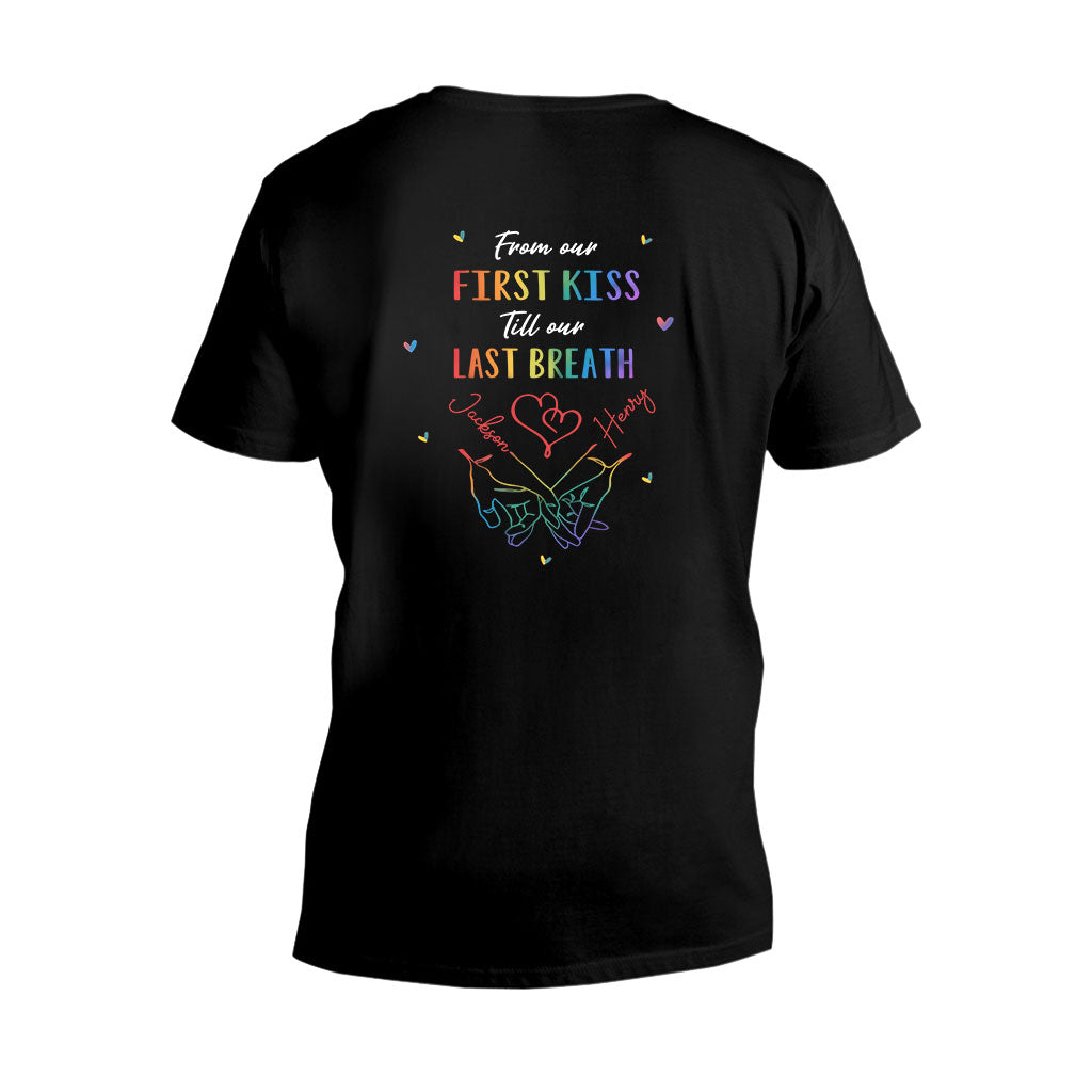 Ich halte dich fest – Personalisiertes LGBT-Unterstützungs-T-Shirt und Hoodie
