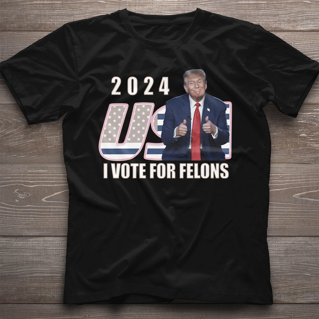 Trump 2024 Ich wähle FeI0ns Shirt, Präsidenten-T-Shirt, Wahl-Shirts, Präsidenten-Shirt, Unabhängigkeitstag-Shirt |
