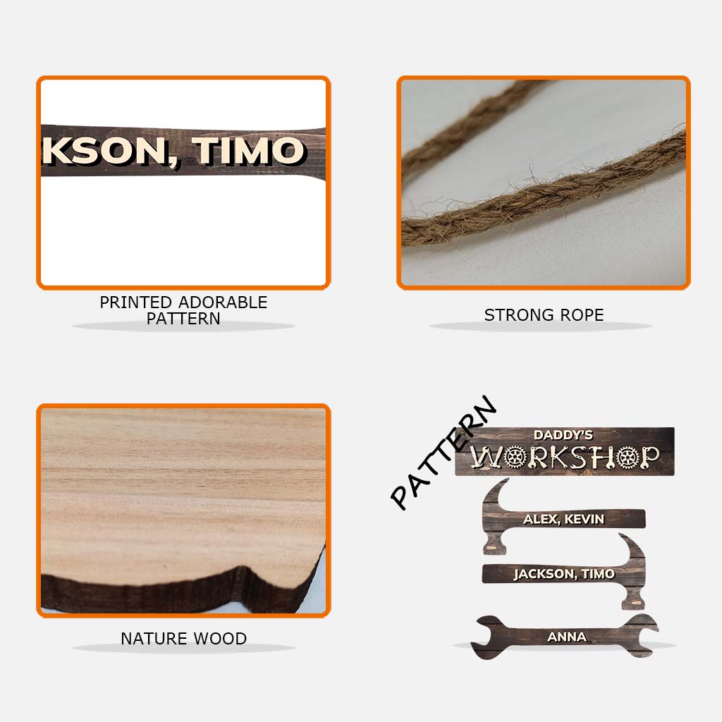 Daddy's/ Grandpa's ... Work Shop - Personalized Father Pallet Wood Sign