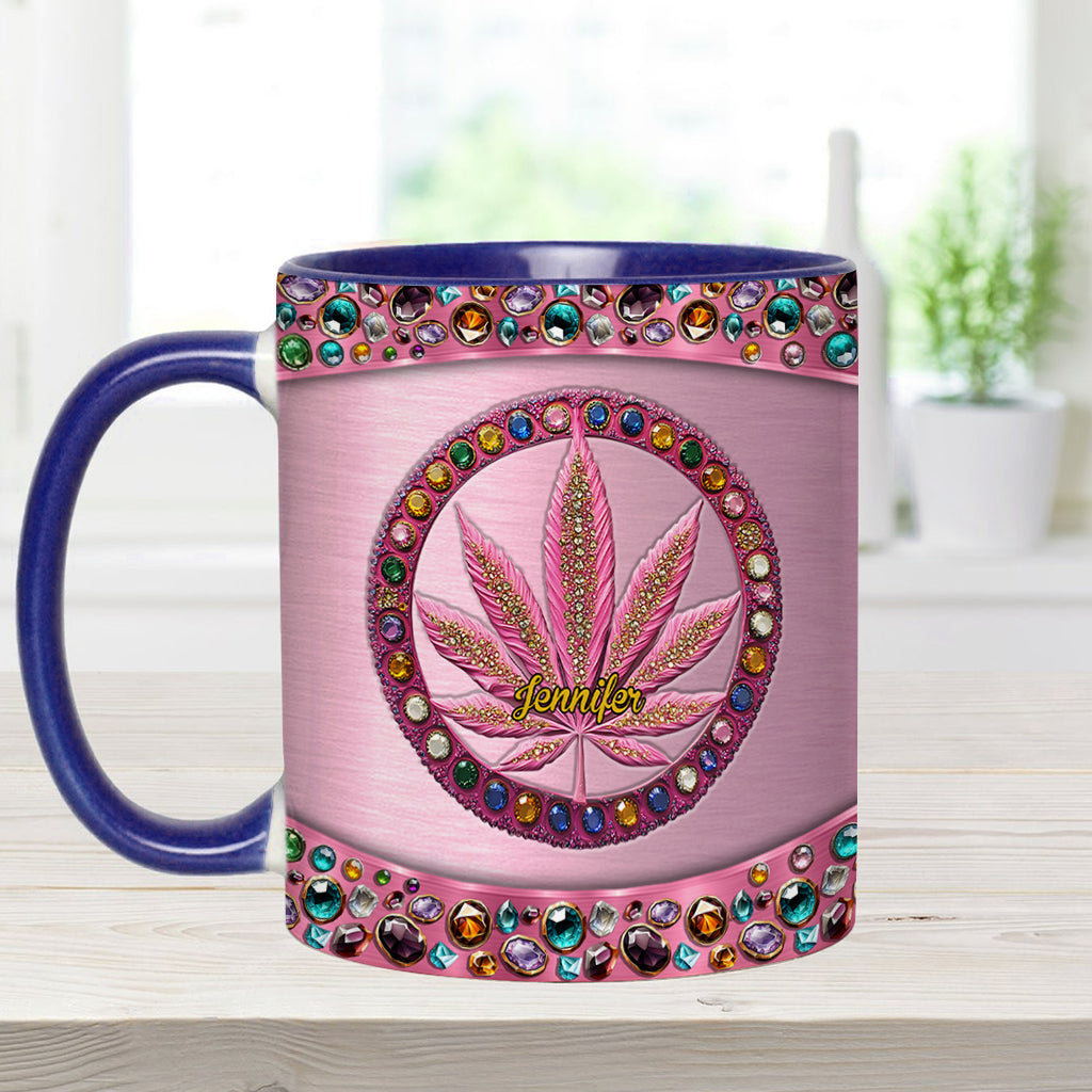 Stoner Chick - Personalized Weed Accent Mug