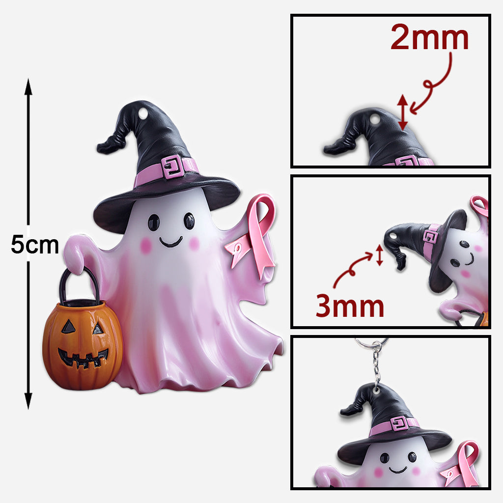 Breast Cancer Awareness - Personalized Breast Cancer Awareness Keychain