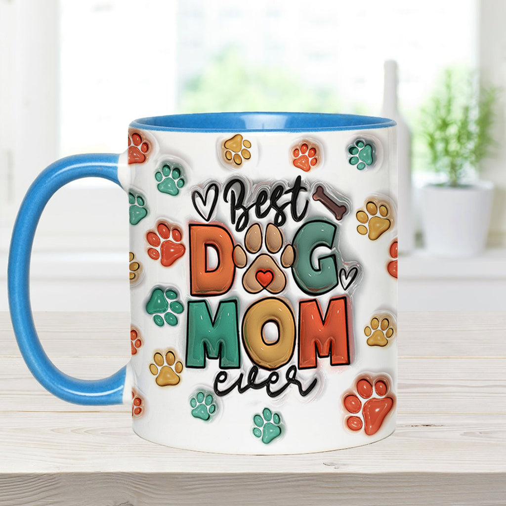 Meilleure maman de chien au monde - Mug personnalisé avec motif chien