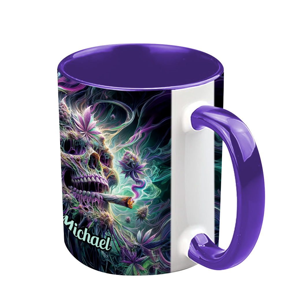 Magical Skull - Personalized Weed Accent Mug