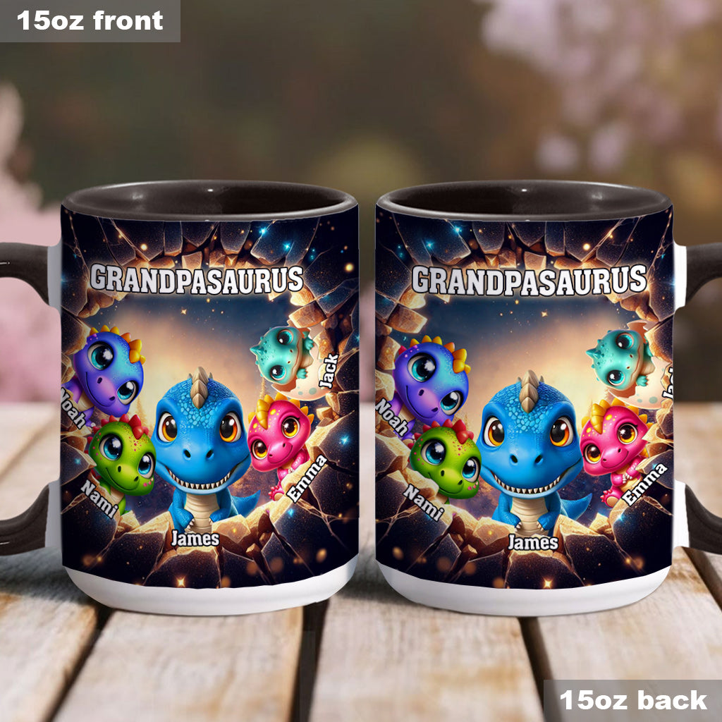 Grandpasaurus - Personalisierte Tasse mit Opa-Akzent