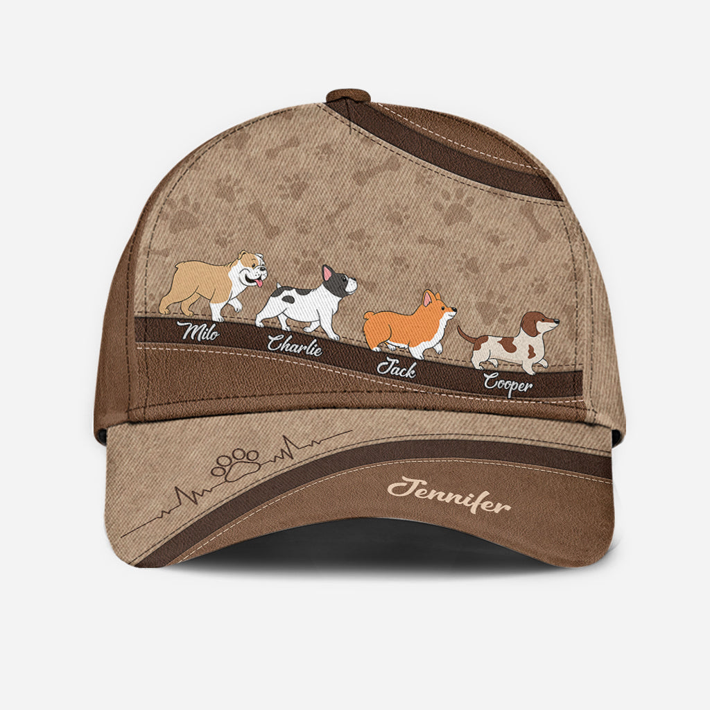 I Love My Dogs - Personalized Dog Classic Cap