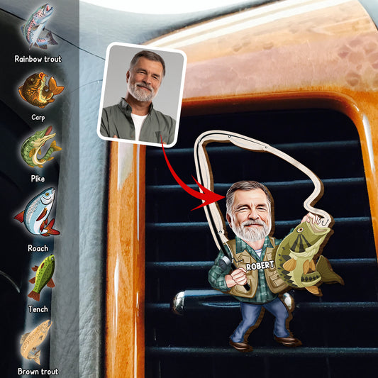 Clip de pare-soleil de voiture personnalisé en forme de pêche - Gardez-le à portée de main