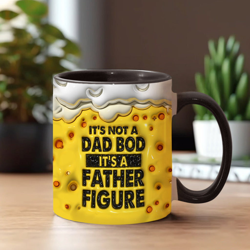 It's Not A Dad Bob It's A Fatherfigure - Personalized Father Accent Mug