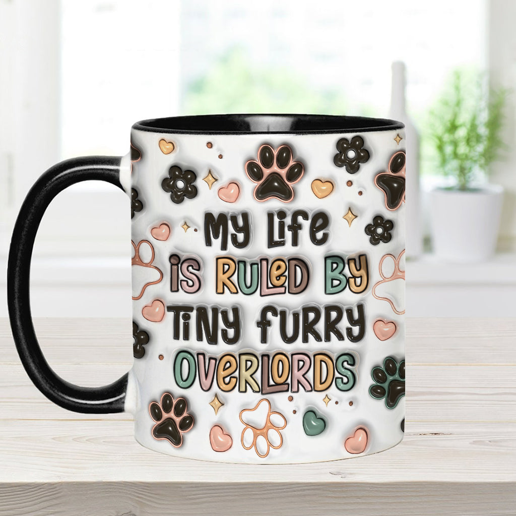 Tiny Furry Overlords - Personalized Cat Accent Mug